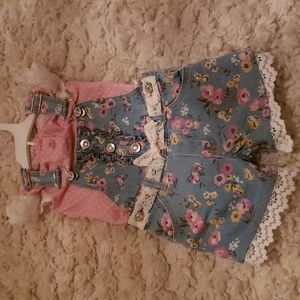 Baby girl overalls